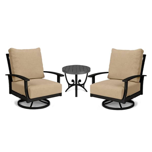 Newport Club Swivel Chair Set