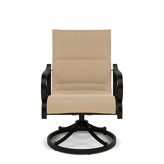 Rancho Padded Sling Swivel Dining Chair