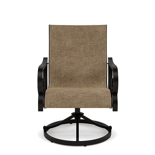 Rancho Sling Swivel Dining Chair