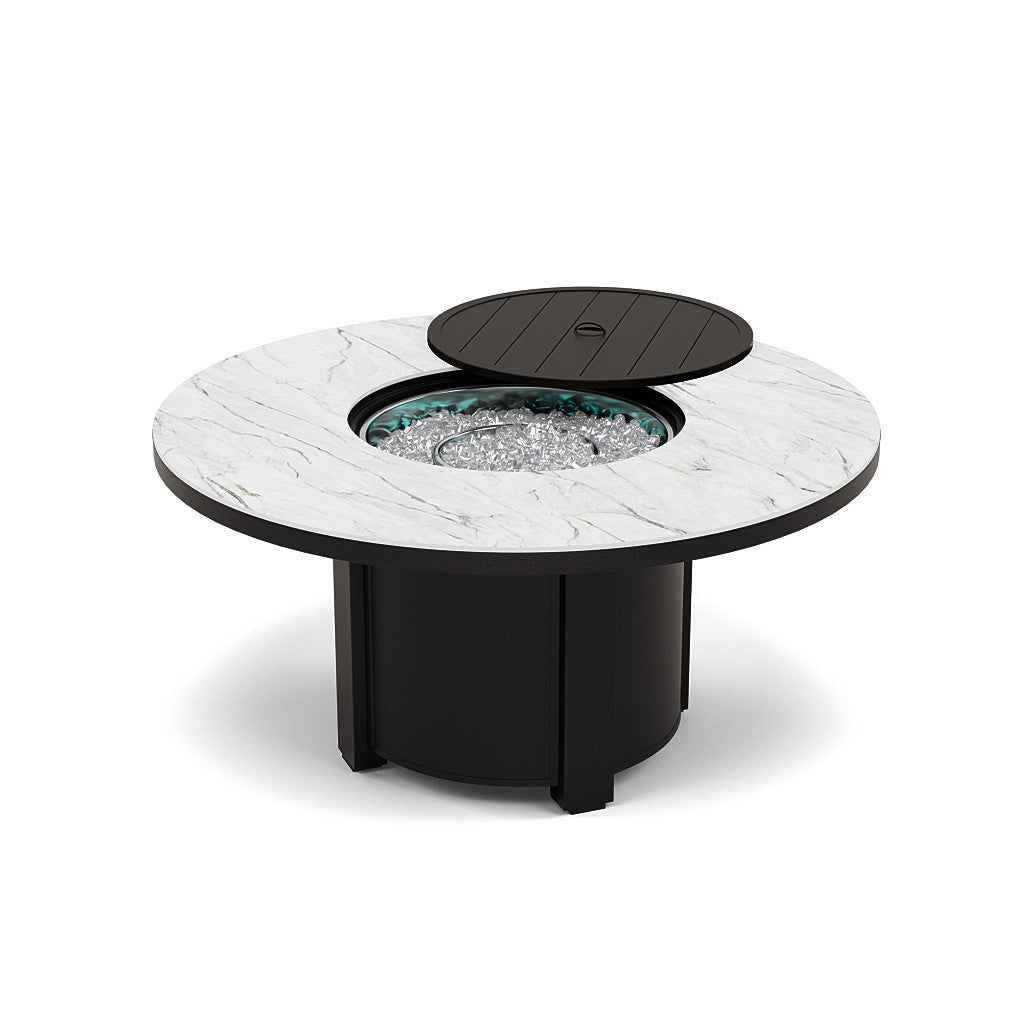 54" Round Chat Fire Pit Table - Multiple Colors and Top Patterns