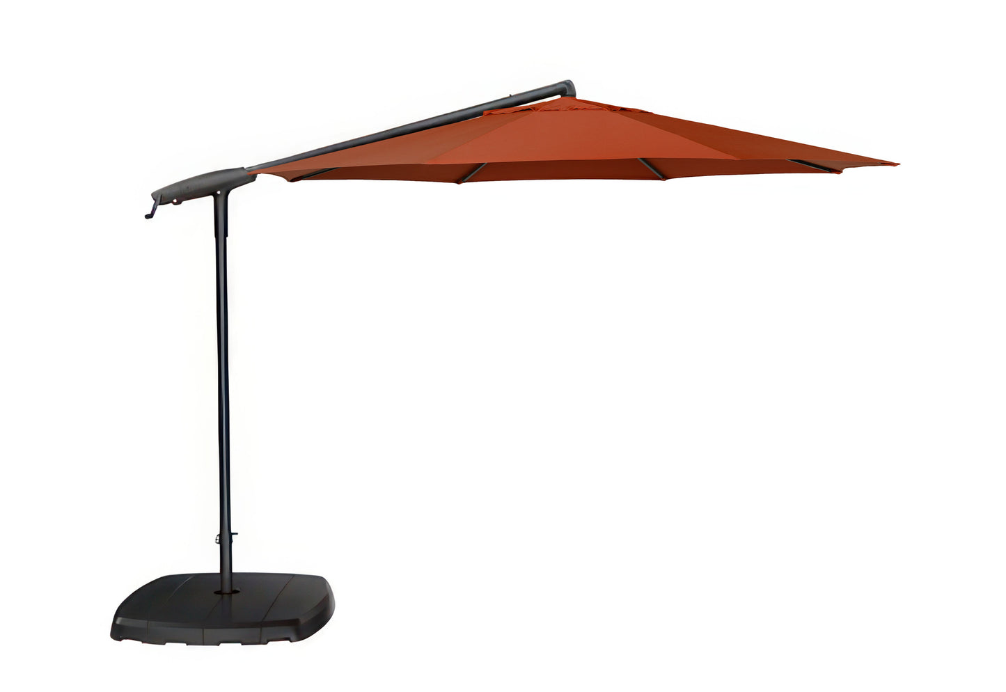 10' Treasure Garden Cantilever Umbrella with Black Frame