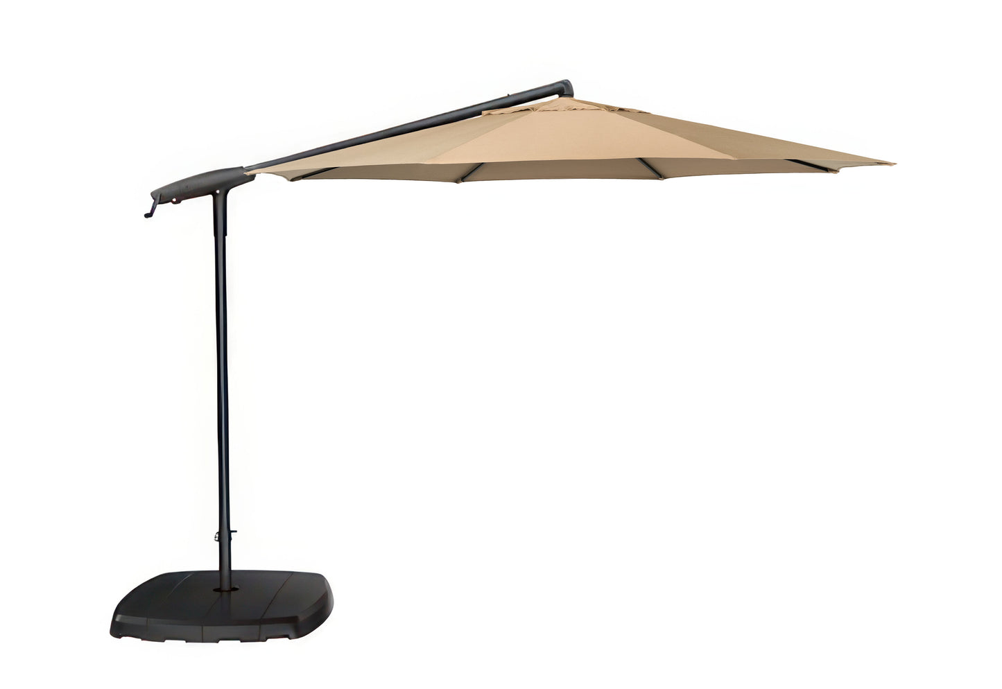 10' Treasure Garden Cantilever Umbrella with Black Frame